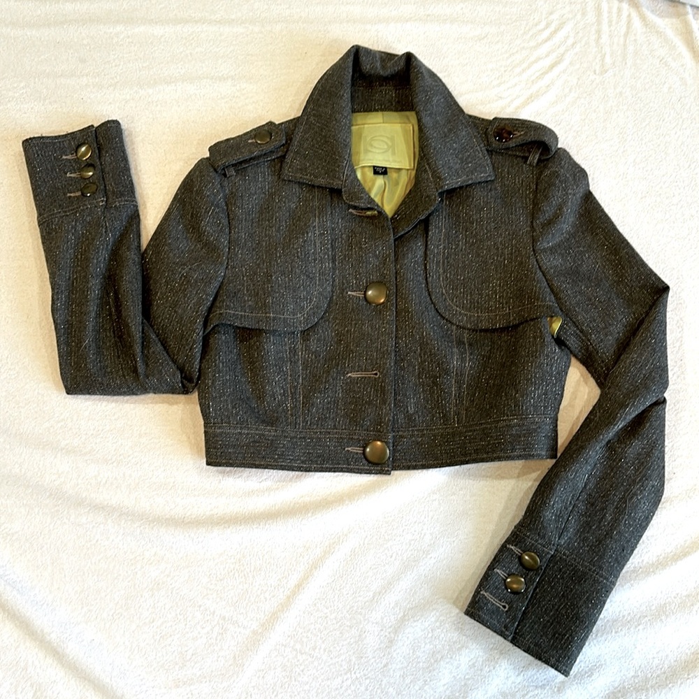 Bebe cropped jacket